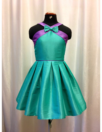 Teal turquoise purple pageant cocktail interview dress/ Pageant girl outfit/ Pageant wear/ Custom pageant dress